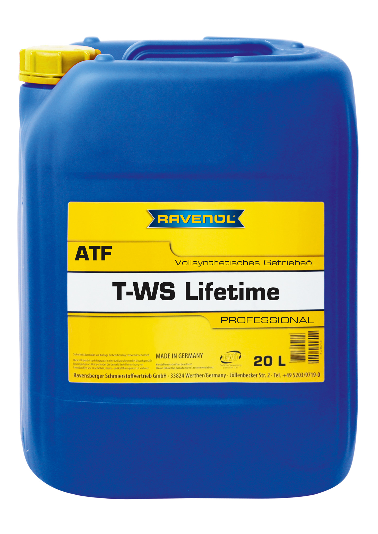 RAVENOL ATF T-WS LIFETIME 20L