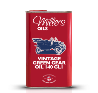 MILLERS OILS VINTAGE GREEN GEAR OIL EP 140 GL1  1L